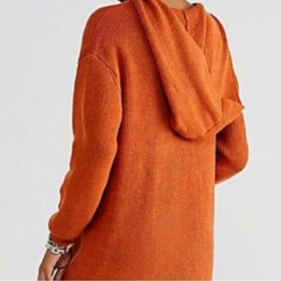 NWOT Free People Beach Hooded Sweater Dress XS - Picture 2 of 7